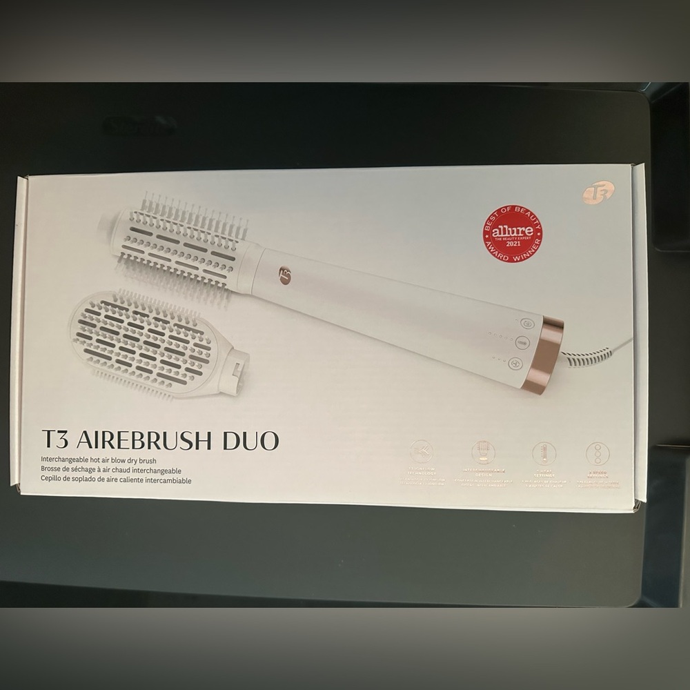 T3 Airebrush Duo with White and Rose Gold Finish